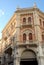 Palace of Debite sunlit in Piazza delle Erbe in Padua located in Veneto (Italy)