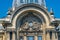 Palace of the Deposits and Consignments building in Bucharest, Romania. CEC Palace on a sunny summer day with a blue sky in