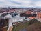 Palace of the Grand Dukes of Lithuania, aerial view, Vilnius, Lithuania