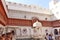 Palace inside Junagarh Fort with decorative gallery, hall & carved balconies