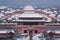 The Palace Museum in China after snowfall