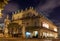 Palace in Old Havana at night