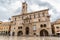 The Palace of the People`s Captains in Piazza del Popolo, Ascoli Piceno Italy