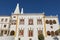 Palace of Sintra Palacio Nacional de Sintra in Sintra Portugal during a beautiful summer day