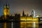 Palace of Westminster of night view London
