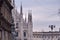 Palaces and Facade of the Milan Cathedral