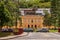 Palacio Amarelo with busy street in front, Petropolis, Brazil