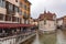 The Palais de l\\\'Isle is an old fortified house from the 12th century in Annecy, France