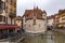 The Palais de l\\\'Isle is an old fortified house from the 12th century in Annecy, France