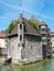 The Palais de l`Isle and Thiou river in Annecy, France