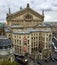 Palais Garnier, Paris, France. It is a 1,979-seat opera house, which was built from 1861 to 1875 for the Paris Opera.