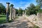 Palaistra remains at ancient Olympia