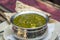 Palak paneer or spinach and cottage cheese curry is a healthy main course recipe in India. Popular Indian healthy food menu,