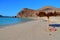 Palapa in the Balandra beach in la paz city, baja california sur II