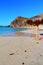 Palapa in the Balandra beach in la paz city, baja california sur III