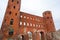 The Palatine Gate, Porta Palatina is a Roman Age city gate in Turin, Italy