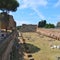 Palatine hill and roman forum in Rome