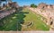 The Palatine Stadium in the Roman Forum. Rome, Italy.