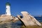 Palau Lighthouse in Sardinia, Italy