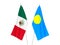 Palau and Mexico flags