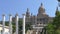 Palau Nacional, the National Palace on Montjuic in Barcelona