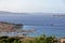PALAU, SARDINIA/ITALY - MAY 20 : View down to Palau in Sardinia