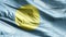 Palau textile flag waving on the wind loop