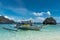 PALAWAN, PHILIPPINES - JANUARY 24, 2018: Shimizu Island in El Nido, Palawan. Tour A island with lunch stop.