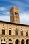 Palazzo del Podesta and Arengo Tower - Piazza Maggiore Bologna Italy