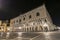 Palazzo Ducale by night in Venice