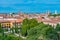 Palazzo Giusti and aerial view of Verona from Giardino Giusti, I