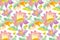 Pale color tender naive seamless pattern.