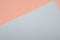 Pale coral and grey color paper background