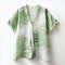 Pale Green Palm Print Tunic Blouse For Listing Thumbnail