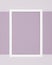 pale purle colored paper texture minimalism background. Minimal template with empty picture frame mock up.
