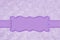 Pale purple rose plush fabric with ribbon background