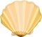 Pale Sand Sea Shell Beach Animal Vector Illustration