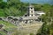 Palenque Ancient Mayan tower the palace temples