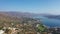 Paleochora, crete island, Greece from above by drone