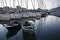 Palermo - Harbor in dusk