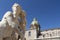 Palermo, Italy - June 29, 2016: The pretoria fountain built in 1554 by Francesco Camilliani