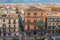 PALERMO, ITALY â€“ 03 January 2017: You can see amazing cityscape of Palermo from the roof of Palermo Cathedral. Sicily