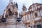 Palermo - Saint Dominic church and baroque column