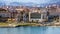 Palermo seaside in Sicily, Italy. Seafront view.