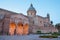 Palermo - South portal of Cathedral or Duomo at dusk