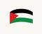 Palestine Emblem Flag Middle East country Icon