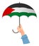 palestine flag umbrella