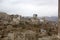 Palestine landscape. Bethlehem cityscape. Top view of antiquities and residential buildings. Authentic views.