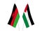 Palestine and Malawi flags