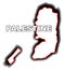 Palestine Outline Map
